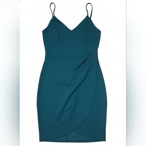 Eclipse Strapless Teal Dress